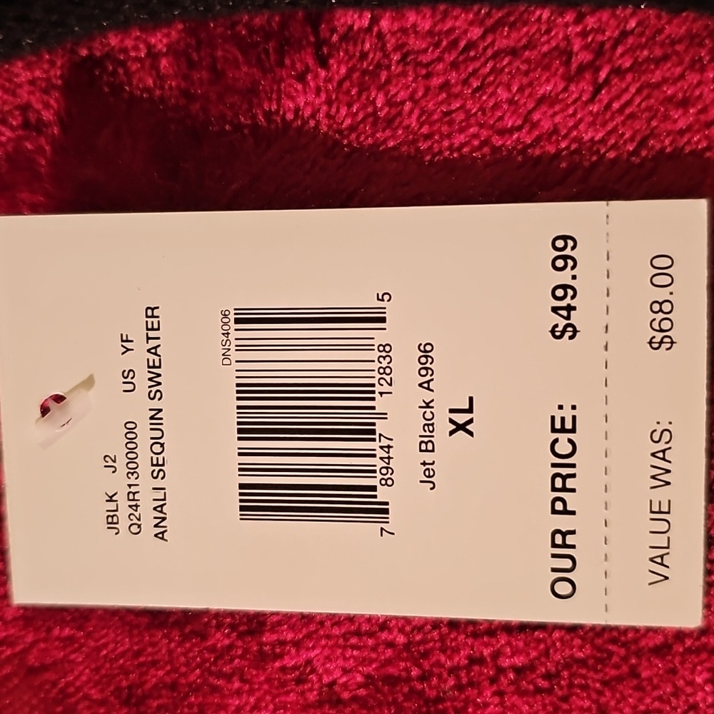 Guess Black sleevless Sweater XL - Picture 6 of 6